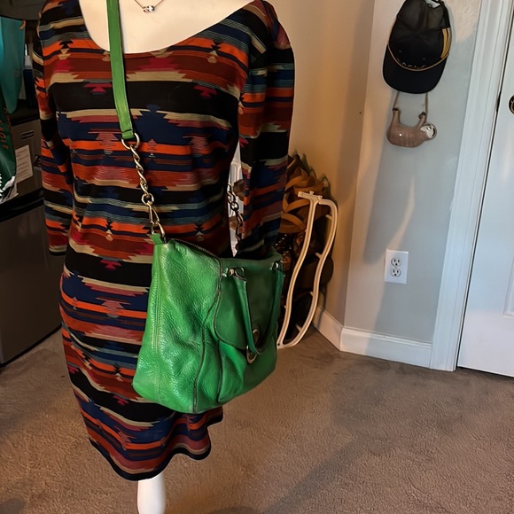 Green Michael Kors Purse with Strap - Picture 9 of 9